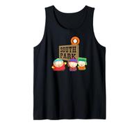 Pandilla de South Park con cartel Camiseta sin Mangas