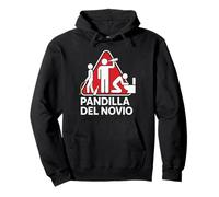 Pandilla del Novio Despedida Soltero Fiesta Humor Amigos Sudadera con Capucha