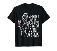 Pandilla organizada de mamás del Vino Camiseta