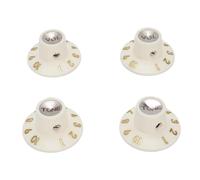 Pandillas de Control de Guitarra, Pernobas Blancas Vintage Blancas para la Guitarra para el Amplificador de la Guitarra de la Guitarra Pedal
