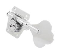 Pandillas de Sintonizador Graves Eléctricos Acero Plateado Vintage para la Izquierda con Herramienta Ajuste Fino - Accesorios Cromados/níquel (#1) (#2)