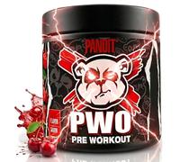 Pandit Pre entreno | Más Óxido Nítrico con Creatina Monohidratada | Preentreno Fuerte con Cafeína | Pre Workout Gimnasio en Polvo | Monohidrato de Creatina | Beta Alanina (240g, Cereza)