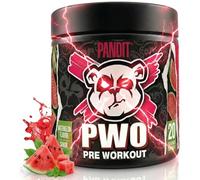 Pandit Pre Entreno | Óxido Nítrico +230% (Patente S7) con Creatina Monohidratada | Preentreno Fuerte 200mg Cafeína + L-Tirosina | Beta Alanina y BCAA | Sabor Sandía | 240g