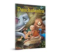 Pandit Vishnu Sharma's Panchatantra for Children: Illustrated Stories Black and White (Classic Tales from India)