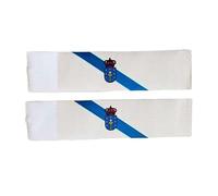 Pandiui23 Brazaletes Bandera de capitán de fútbol, brazaletes de capitán de fútbol, brazaletes de capitán de fútbol elásticos Ajustables (2, Galicia, 8x30 cm)