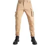 Pando Moto Desert Cargo Pantalones textiles de moto, beige, tamaño 30 32 para Hombres