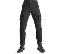 Pando Moto Desert Cargo Pantalones textiles de moto, negro, tamaño 32 34 para Hombres