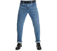 Pando Moto James Regular Vaqueros de moto, Azul, Talla 31/34