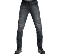 Pando Moto Karl Devil 9 Vaqueros de motocicleta, Lavado oscuro, Talla 30