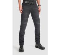 Pando Moto Karl Devil AAA Vaqueros de moto, negro, Talla 34/32