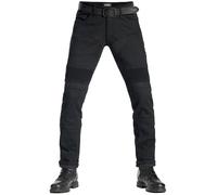 Pando Moto Karldo Slim Vaqueros de moto, negro, tamaño 32 34 para Hombres