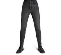Pando Moto Kaya Slim Vaqueros de moto para mujer, gris, Talla 32/34