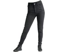 Pando Moto Kusari Cor Vaqueros de moto para damas, negro, tamaño 28 para Mujer