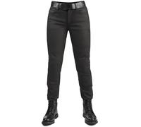 Pando Moto Lorica Black Vaqueros de moto para mujer, Talla 28/34