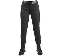 Pando Moto Lorica Black Vaqueros de moto para mujer, Talla 32/32
