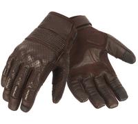 Pando Moto Onyx 02 Guantes perforados para motocicletas, marrón, Talla S