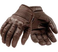 Pando Moto Onyx Black Guantes de moto perforados, marrón, Talla S
