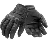 Pando Moto Onyx Black Guantes de moto perforados, negro, tamaño 2XL para Hombres