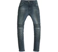 Pando Moto Rosie Navy Ladies Motorcycle Jeans, azul oscuro, Talla 29