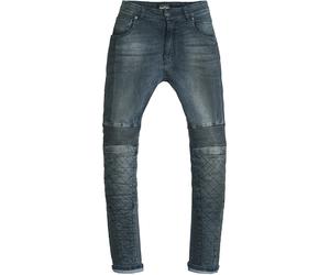 Pando Moto Rosie Navy Ladies Motorcycle Jeans, azul, tamaño 29 para Mujer