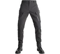 Pando Moto Triton Slim Pantalones textiles impermeables para motos, negro, Talla 30/34