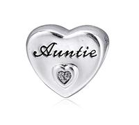 Pandocci 2019 - Abalorio de plata de ley 925 con forma de corazón para pulseras Pandora