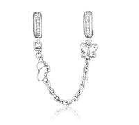 PANDOCCI 2019 primavera mariposas decorativas cadena de seguridad 925 plata DIY se adapta a pulseras Pandora originales encanto joyería de moda