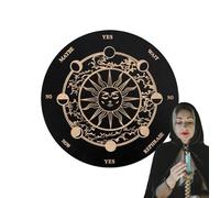 Pandolo Table for Romance - Mesa de Madera para la adivinación esotérica, Tableta Espiritual Artesanal | Tabla Ouija para Mensajes místicos, Plantas para comunicación energética, Accesorios