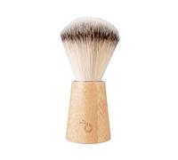pandoo Brocha de afeitar vegana con mango de bambú | Fabricado en Alemania | Brocha de afeitar premium para hombres y mujeres | Brocha para barba con cerdas suaves y amigables con la piel