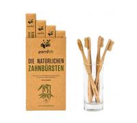 Pandoo Cepillos de Dientes Bambú 4 uds