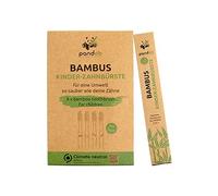 Pandoo Cepillos de Dientes Para Niños Bambu 4 uds