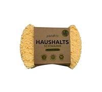 pandoo Esponjas de limpieza para el hogar, esponja orgánica, esponja de cocina, esponja para platos, biodegradable, ecológica, reutilizable y sostenible (4 unidades)