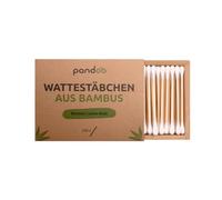 pandoo Hisopos de Algodón y Bambú Biodegradables de Cultivo Orgánico | Bastoncillo Ecológico y Versátil | Aplicadores Sostenibles y Compostables | Resistencia al Agua | 4 Cajas de 200 (800) - 7.5 cm
