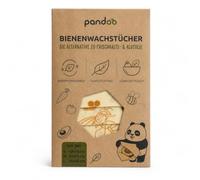 pandoo Starter Set de Paños Recubiertos con Cera de Abeja - 1 set pandoo