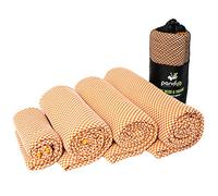 Pandoo Toalla de viaje de bambú ultraligera, muy absorbente, antibacteriana y secado rápido, mejor que las de microfibra habituales, Toalla para deportes, viajes, senderismo y baño, Todos los Tamaños y 5 colores
