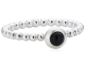 Pandora 190610O-58 - Anillo de Plata con ónix, Talla 18 (18,47 mm)