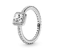 Pandora 190947CZ - Anillo de Plata 925 para Mujer con circonitas Blancas, diseño Atemporal