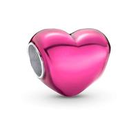 Pandora Colgante de plata de ley con esmalte rosa transparente 793337C03, talla única, Plata esterlina, No es una piedra preciosa