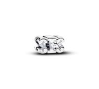 PANDORA 794454C01 - Colgante de plata de ley 925 con circonitas cúbicas, diseño de letras con piedras brillantes, compatible con Moments, 794454C01