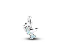PANDORA 794566C01 - Colgante de plata de ley 925 con ópalo y circonita cúbica, símbolo de paz y amor, compatible con momentos, 794566C01