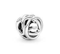 PANDORA Adorno Sterling Silver Charm with White bioresin Man-Made Mother of Pearl 790064C04 Marca