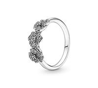 Pandora Anillo en plata de ley Triple Flor Pensamiento 190786C01 54