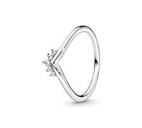 Pandora Anillo Deseo Clásico Con Tiara con Circonitas Cúbicas en Plata de Ley | 50