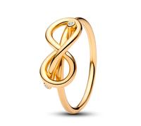 Pandora Anillo con un recubrimiento en oro Nudo Infinito 163759C01 52