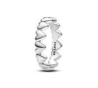 Pandora Anillo de mujer serie de corazones plata 193427C00, 58/18,5, Plata de ley, Sin piedras preciosas