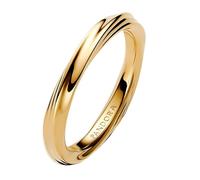 Pandora Anillo de mujer trenzado dorado 163888C00, 54/17,2, Plata de ley, Sin piedras preciosas