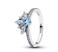 Pandora Anillo para Mujer Disney Frozen Reina Elsa Tiara Plata 194134C01, 56/17,8, Plata de, Cristal Circonia cúbica