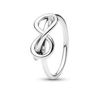 PANDORA Anillo de plata para mujer con nudo infinito 193759C01