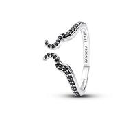 Pandora Anillo de Plata para Mujer Disney Villains Maléfica 194333C01, 56/17,8, Plata esterlina, Cristal