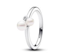Pandora Anillo Dúo de Perlas Cultivadas de Agua Dulce 193156C01 52